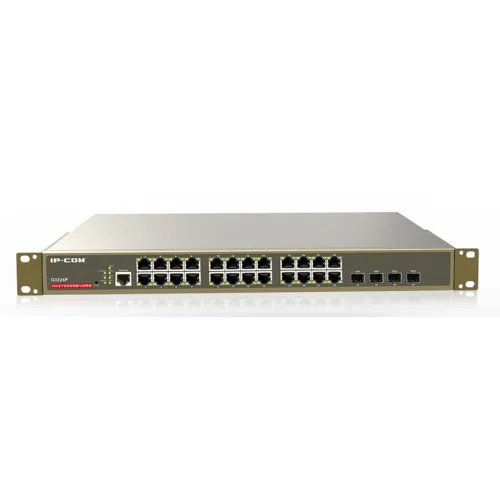 Коммутатор IP-COM G3224P (1000 Base-TX (1000 мбит/с), 4 SFP порта) Коммутатор IP-COM G3224P (1000 Base-TX (1000 мбит/с), 4 SFP порта)