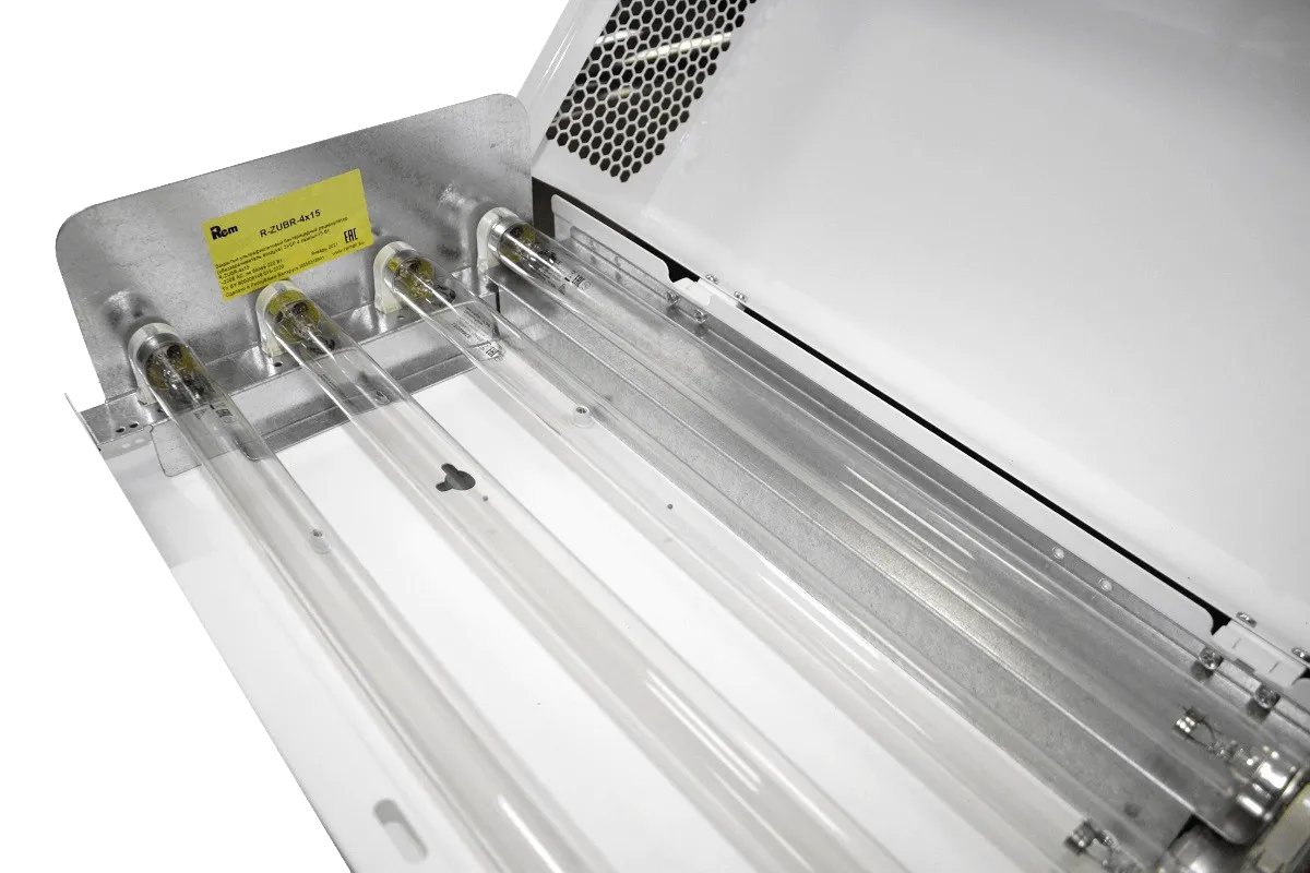 Закрытый ультрафиол. бактер. рециркулятор (обеззараживатель воздуха) ЗУБР, 4 лампы×15Вт