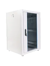 Шкаф телекоммуникационный напольный ЭКОНОМ 18U (600 × 800) дверь стекло, дверь металл