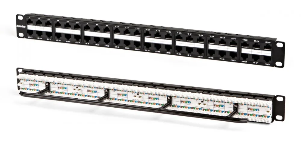 Hyperline PPHD-19-48-8P8C-C5E-SH-110D