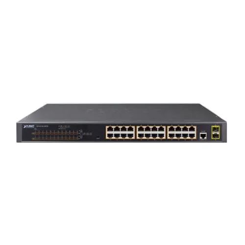 Коммутатор Planet GS-4210-24P2S (1000 Base-TX (1000 мбит/с), 2 SFP порта) Коммутатор Planet GS-4210-24P2S (1000 Base-TX (1000 мбит/с), 2 SFP порта)