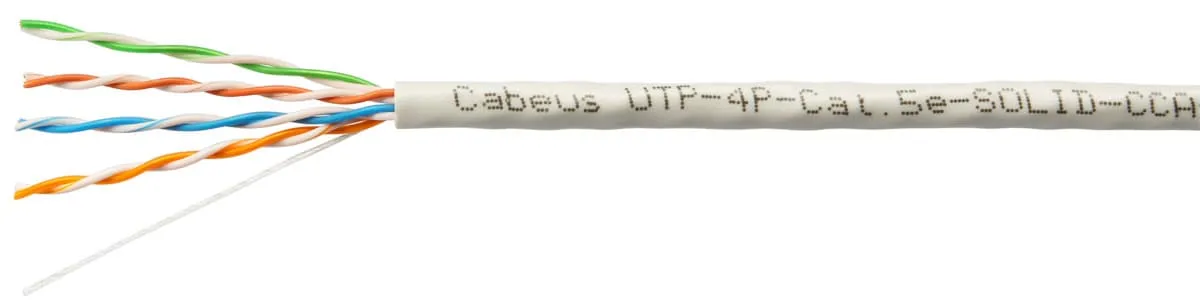 Cabeus UTP-4P-Cat.5e-SOLID-CCA Cabeus UTP-4P-Cat.5e-SOLID-CCA