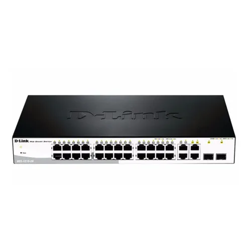 Коммутатор D-link DES-1210-28/C1A (100 Base-TX (100 мбит/с), 2 SFP порта)