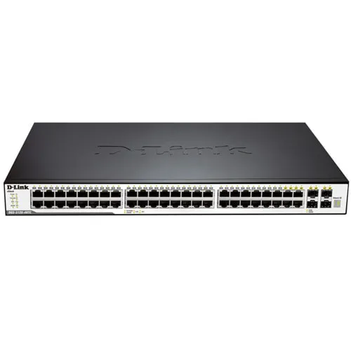 Коммутатор D-link DGS-3120-48TC/B1ARI (1000 Base-TX (1000 мбит/с), Без SFP портов)