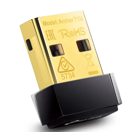 Аксессуар для сетевого оборудования TP-Link беспроводной двухдиапазонный адаптер USB 2.0 Archer T1U (Wi-Fi USB-адаптер)