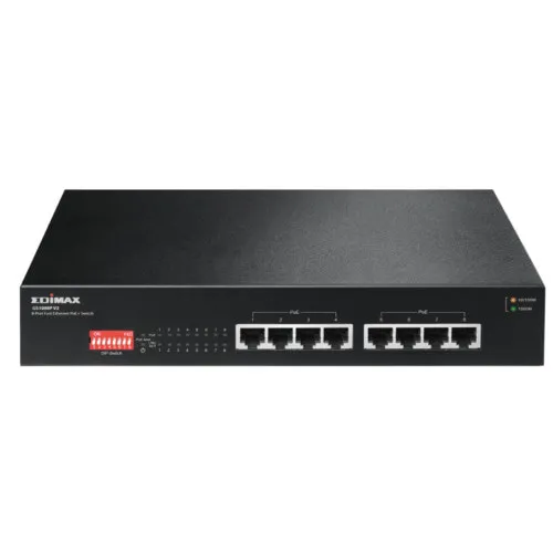 Коммутатор Edimax GS-1008P v2 (1000 Base-TX (1000 мбит/с), Без SFP портов) Коммутатор Edimax GS-1008P v2 (1000 Base-TX (1000 мбит/с), Без SFP портов)