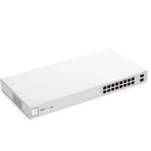 Коммутатор Ubiquiti  US-16-150W (1000 Base-TX (1000 мбит/с), 2 SFP порта)