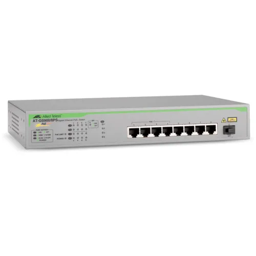 Коммутатор Allied Telesis AT-GS900/8PS-50 (1000 Base-TX (1000 мбит/с), 1 SFP порт) Коммутатор Allied Telesis AT-GS900/8PS-50 (1000 Base-TX (1000 мбит/с), 1 SFP порт)