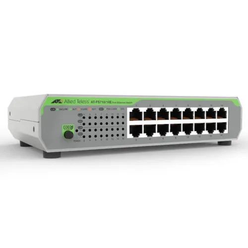 Коммутатор Allied Telesis FS710/16E AT-FS710/16E-60 (100 Base-TX (100 мбит/с), Без SFP портов)