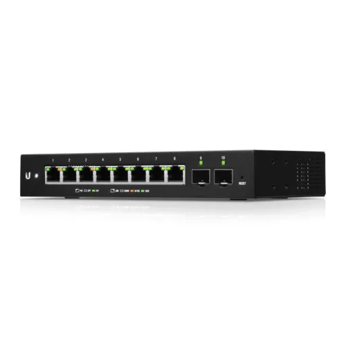 Коммутатор Ubiquiti  EdgeSwitch 10XP ES-10XP-EU (1000 Base-TX (1000 мбит/с), 2 SFP порта)
