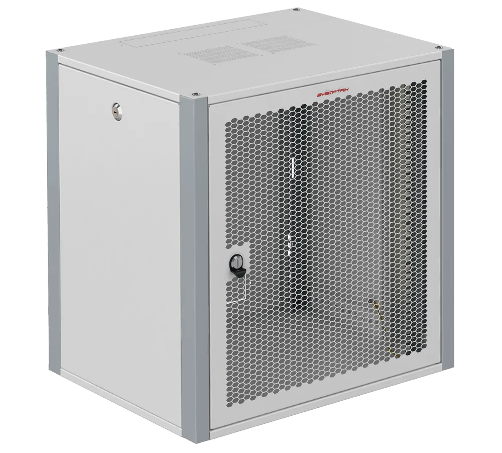 SYSMATRIX WP 6409.730 Шкаф телекоммуникационный настенный 19" 9U 600x450x450mm (ШхГхВ) дверь перфорация, цвет серый (RAL 7035/RAL7000) SYSMATRIX WP 6409.730 Шкаф телекоммуникационный настенный 19" 9U 600x450x450mm (ШхГхВ) дверь перфорация, цвет серый (RAL 7035/RAL7000)