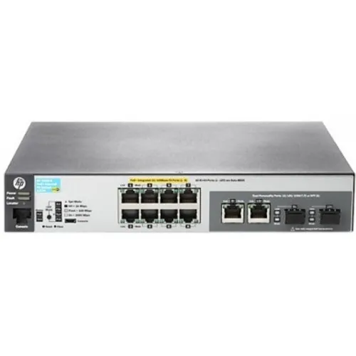 Коммутатор HPE 2530 JL070A (100 Base-TX (100 мбит/с), 2 SFP порта) Коммутатор HPE 2530 JL070A (100 Base-TX (100 мбит/с), 2 SFP порта)