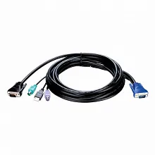 Аксессуар для сетевого оборудования D-link кабель KVM-440/450 длина, 1,8 м. KVM-401