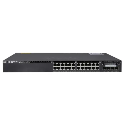 Коммутатор Cisco WS-C3650-24PD-L (1000 Base-TX (1000 мбит/с), Без SFP портов)