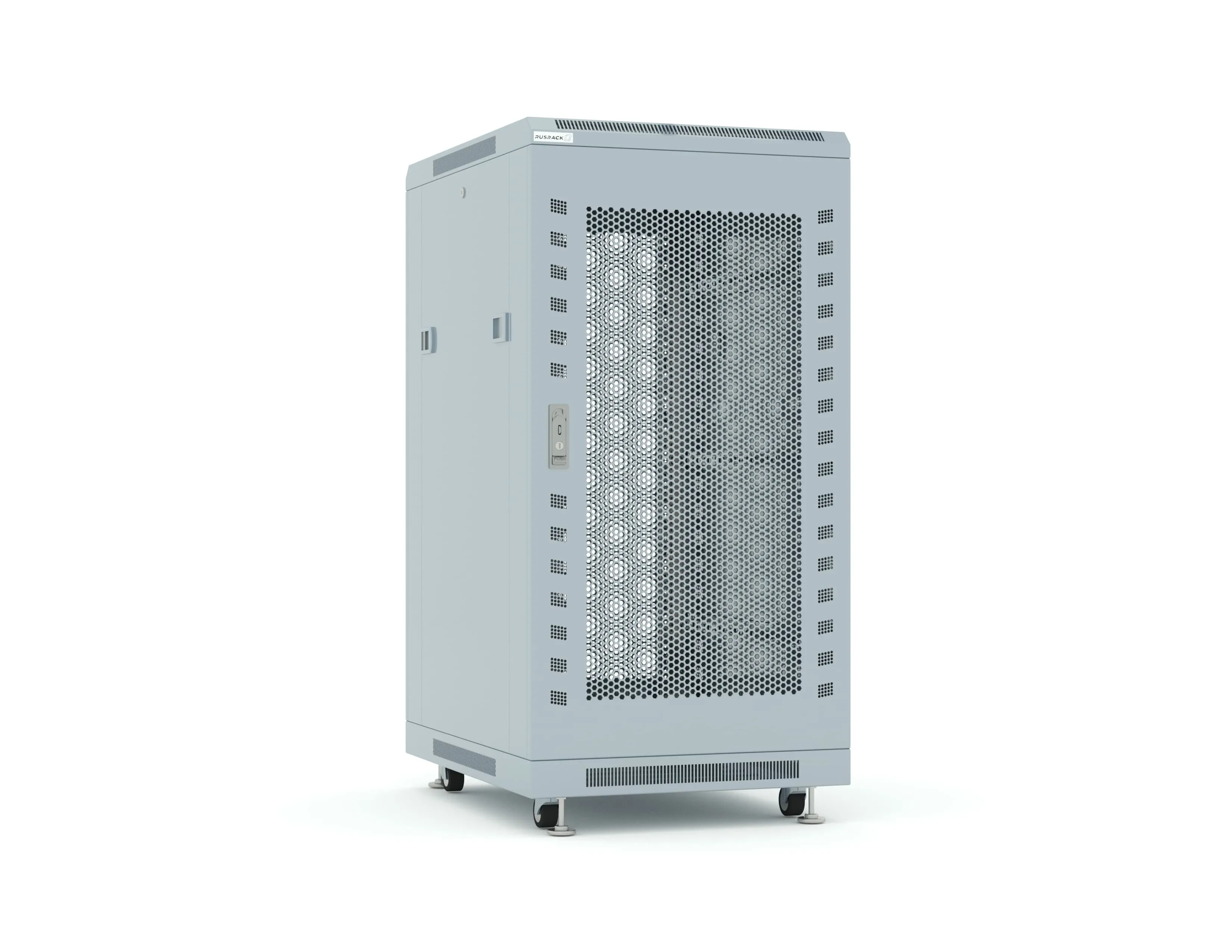 RUSRACK 22U 600х800, перф. дверь RUSRACK 22U 600х800, перф. дверь