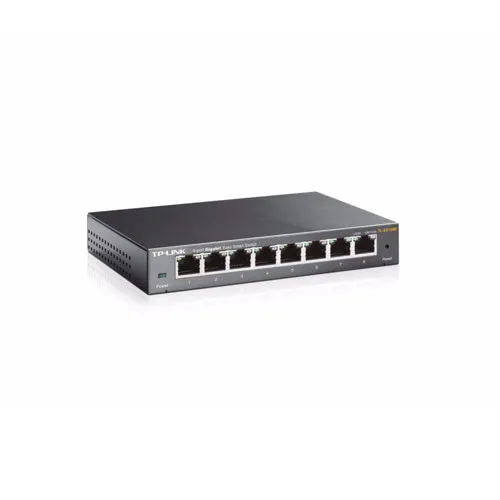 Коммутатор TP-Link TL-SG108E (1000 Base-TX (1000 мбит/с), Без SFP портов)