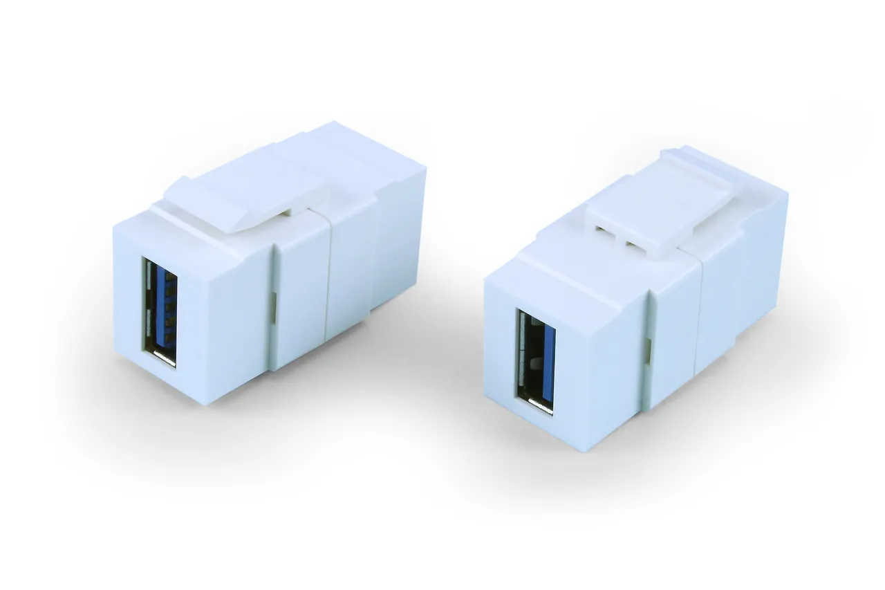 Hyperline KJ1-USB-A3-WH