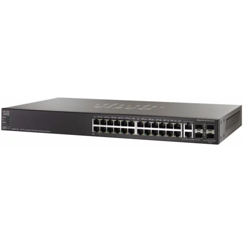 Коммутатор Cisco SG500-28P SG500-28P-K9-G5 (1000 Base-TX (1000 мбит/с)) Коммутатор Cisco SG500-28P SG500-28P-K9-G5 (1000 Base-TX (1000 мбит/с))
