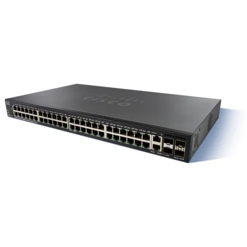 Коммутатор Cisco SG350X-48MP-K9-EU (1000 Base-TX (1000 мбит/с), 4 SFP порта) Коммутатор Cisco SG350X-48MP-K9-EU (1000 Base-TX (1000 мбит/с), 4 SFP порта)