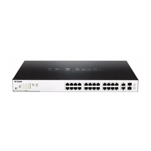 Коммутатор D-link DGS-1100-26MPP (1000 Base-TX (1000 мбит/с), 2 SFP порта)