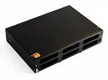 Hyperline FO-19V-2U-6xSLT-W130H30-48UN-BK