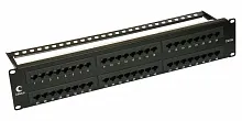 Патч-панель Cabeus PL-48-Cat.6a-Dual 19" кабель 6a 48 портов 