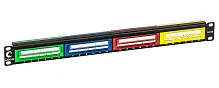 Патч-панель Cabeus PLCOL-24-Cat.5e-Dual 19" кабель 5e 24 портов 