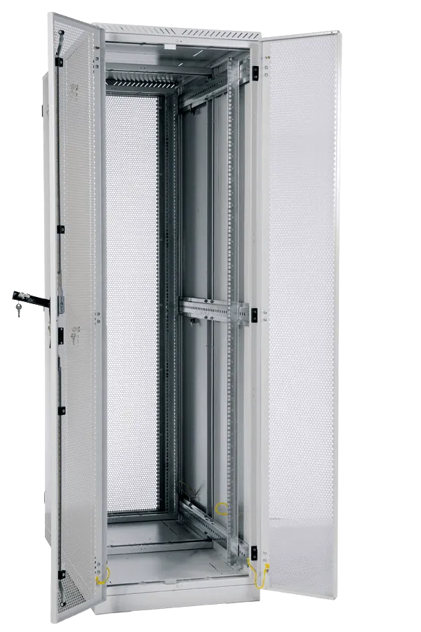 Шкаф серверный напольный 42U (800 × 1000) дверь перфорированная 2 шт.