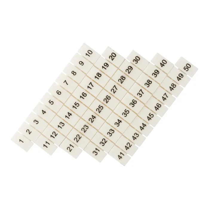 Маркеры для JXB-ST 4 с нумерацией 1-50 (10 шт.) EKF
