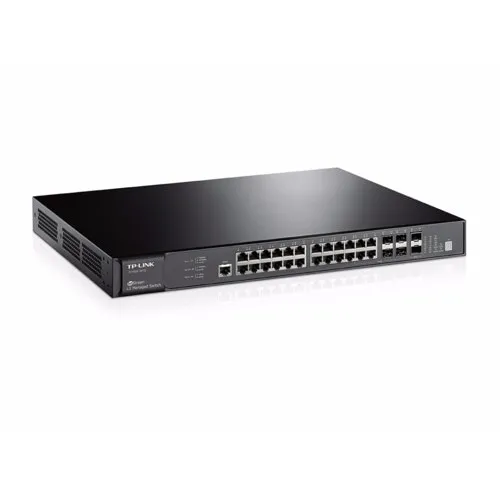 Коммутатор TP-Link T3700G-28TQ (1000 Base-TX (1000 мбит/с), 6 SFP портов)