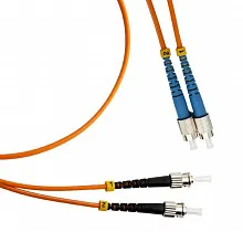 Шнур оптический duplex FC-ST 50/125 mm OM3 1,5м LSZH Cabeus fop 50 fc st 1 5m