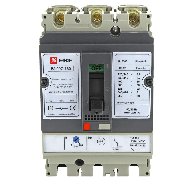 ВА-99C (Compact NS) 160/32А 3P 36кА EKF ВА-99C (Compact NS) 160/32А 3P 36кА EKF