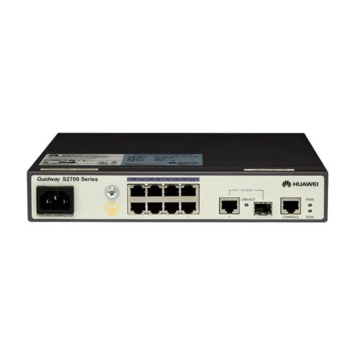 Коммутатор Huawei 1DP-GE S2700-9TP-SI-AC 2352337 (1000 Base-TX (1000 мбит/с), 1 SFP порт)