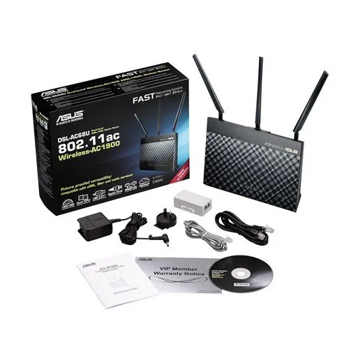 Маршрутизатор для дома Asus DSL-AC68U 90IG00V1-BM3G00
