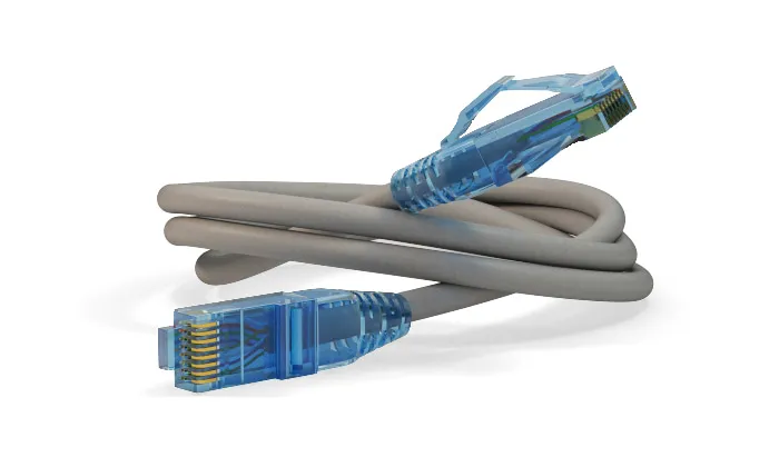 Hyperline PC-LPM-UTP-RJ45-RJ45-C6-1M-LSZH-GY