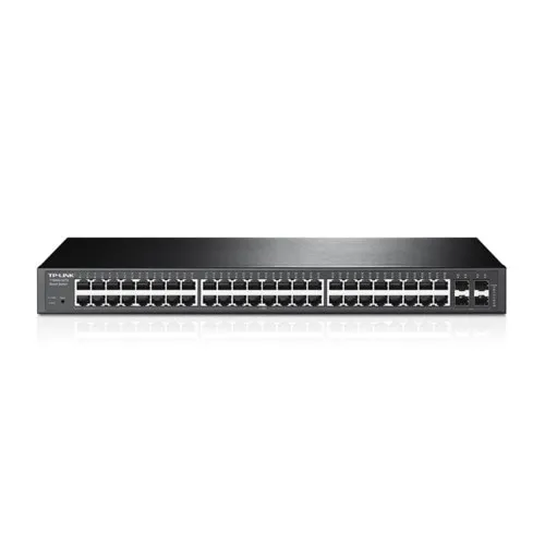 Коммутатор TP-Link T1600G-52TS T1600G-52TS(UN) (1000 Base-TX (1000 мбит/с), 4 SFP порта) Коммутатор TP-Link T1600G-52TS T1600G-52TS(UN) (1000 Base-TX (1000 мбит/с), 4 SFP порта)