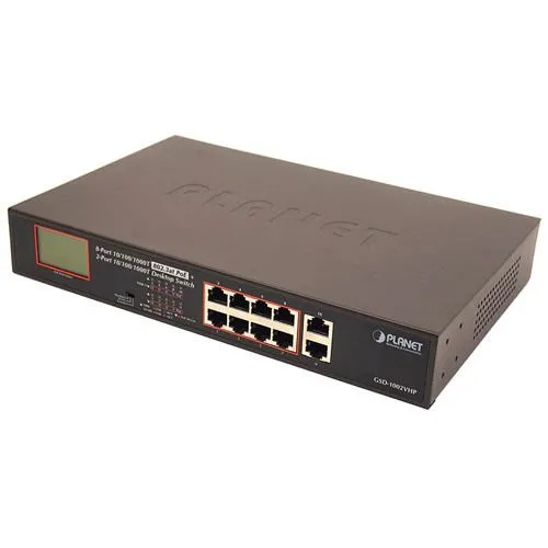 Коммутатор Planet GSD-1002VHP (1000 Base-TX (1000 мбит/с), Без SFP портов) Коммутатор Planet GSD-1002VHP (1000 Base-TX (1000 мбит/с), Без SFP портов)