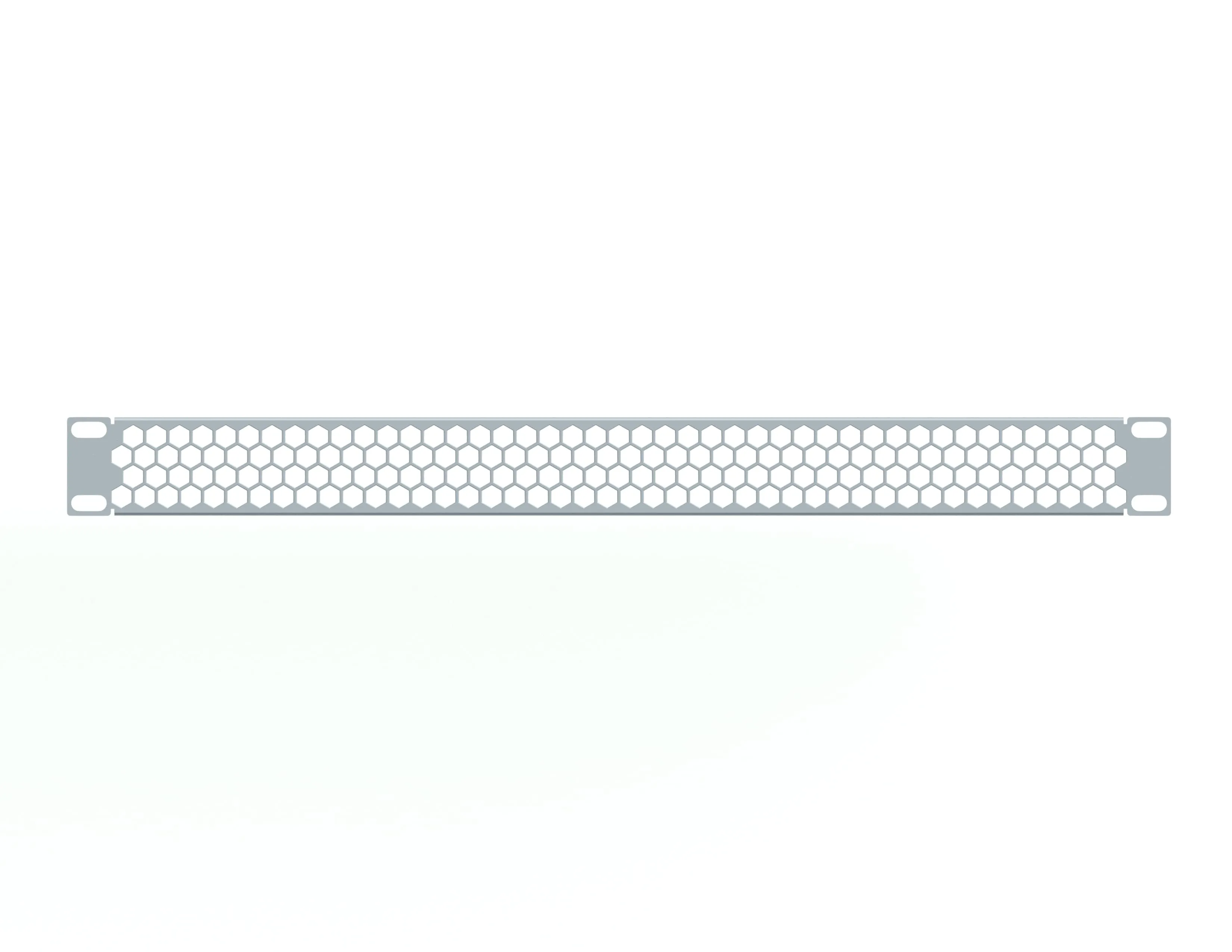 Заглушка перфорированная 19" 1U, серая RUSRACK