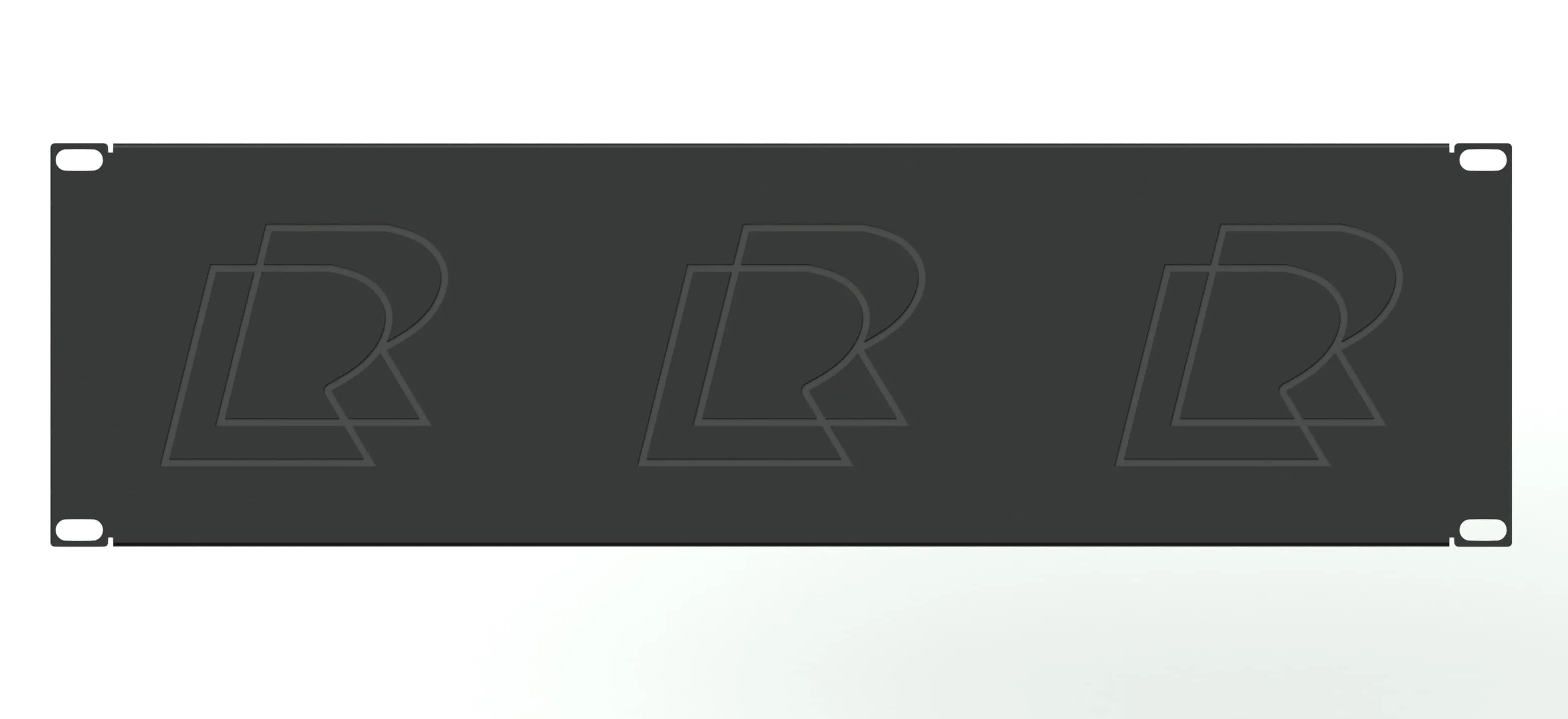 Заглушка 19" 3U, черная RUSRACK