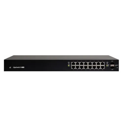 Коммутатор Ubiquiti  ES-16-150W (1000 Base-TX (1000 мбит/с), 2 SFP порта)