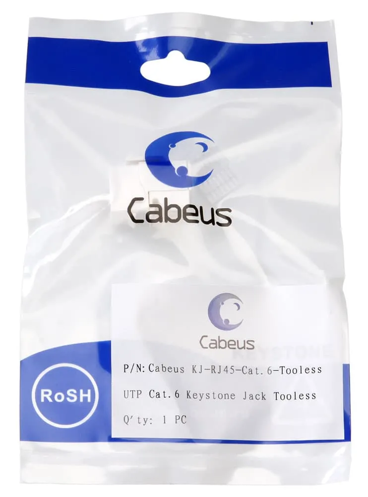 Cabeus KJ-RJ45-Cat.6-Tooless