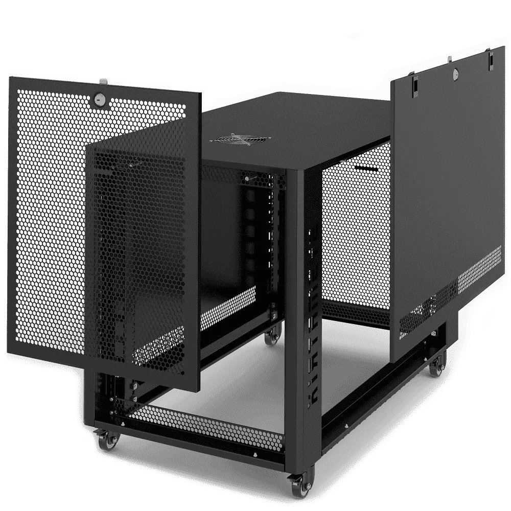 SYSMATRIX MR 6012.933 Шкаф серверный телекоммуникационный 19" напольный 12U 600x1000x655mm (ШхГхВ) передняя дверь перфорированная, задняя дверь перфорированная, ручка с замком, цвет черный (RAL 9004) SYSMATRIX MR 6012.933 Шкаф серверный телекоммуникационный 19" напольный 12U 600x1000x655mm (ШхГхВ) передняя дверь перфорированная, задняя дверь перфорированная, ручка с замком, цвет черный (RAL 9004)