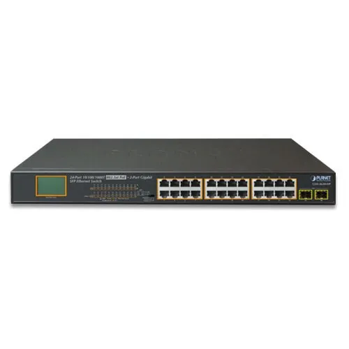Коммутатор Planet GSW-2620VHP (1000 Base-TX (1000 мбит/с), 2 SFP порта) Коммутатор Planet GSW-2620VHP (1000 Base-TX (1000 мбит/с), 2 SFP порта)