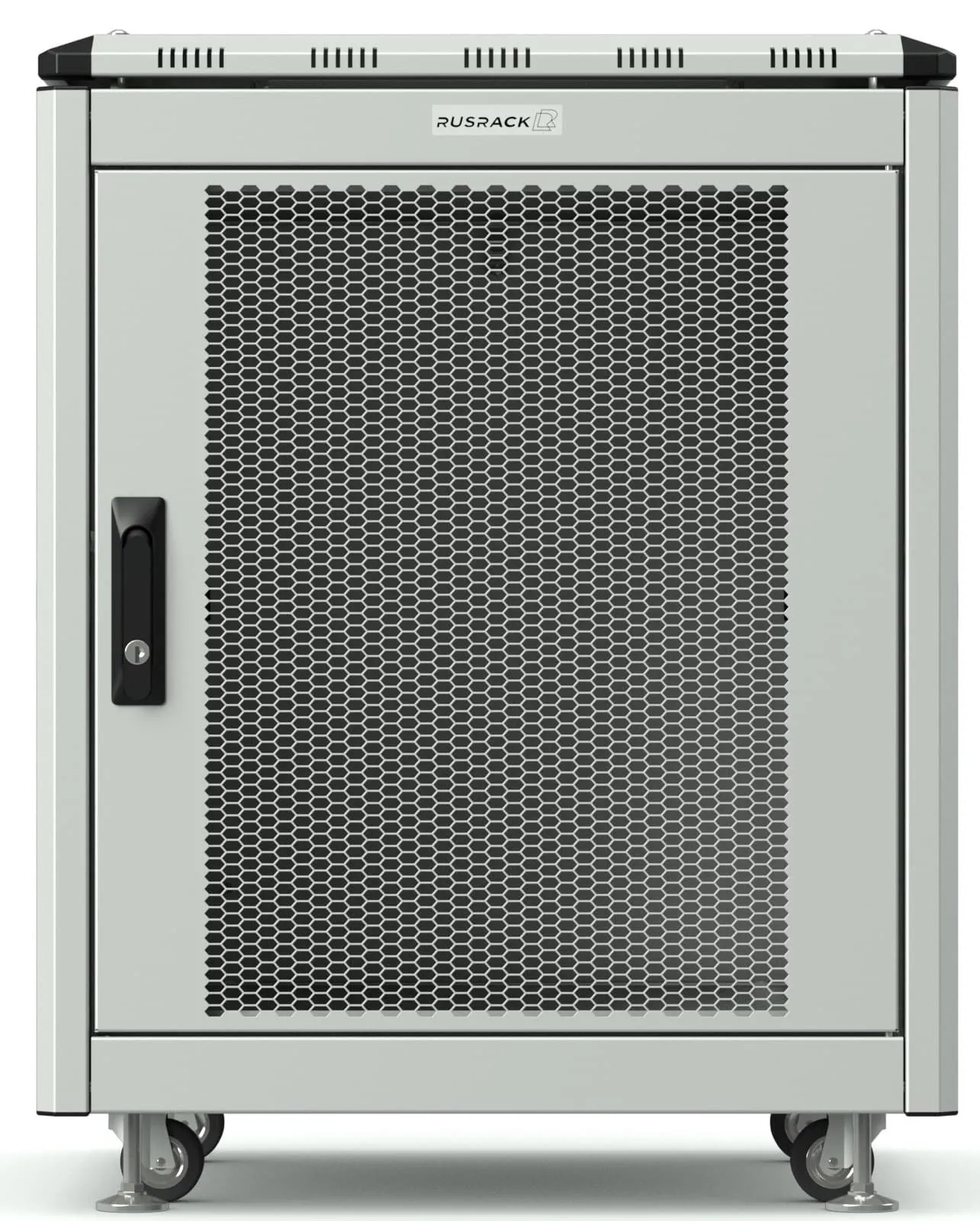RUSRACK напольный 18U 600х600, перф. дверь RUSRACK напольный 18U 600х600, перф. дверь