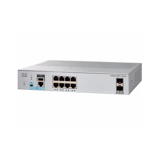 Коммутатор Cisco WS-C2960L-8TS-LL (1000 Base-TX (1000 мбит/с), 2 SFP порта)