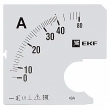 Шкала сменная для A961 40/5А-1,5 EKF