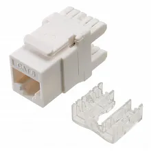 Модуль Keystone Cabeus KJ-RJ45-Cat.6-180 19" кабель 6  белый