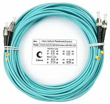 Шнур оптический duplex FC-ST 50/125 mm OM3 10м LSZH Cabeus fop 50 fc st 10m