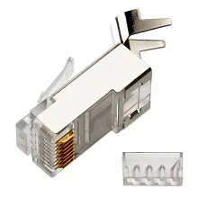 Коннектор RJ11, RJ12, RJ45  Cabeus 8P8C-SH-C7(1.5)-TWP 19" кабель 7  