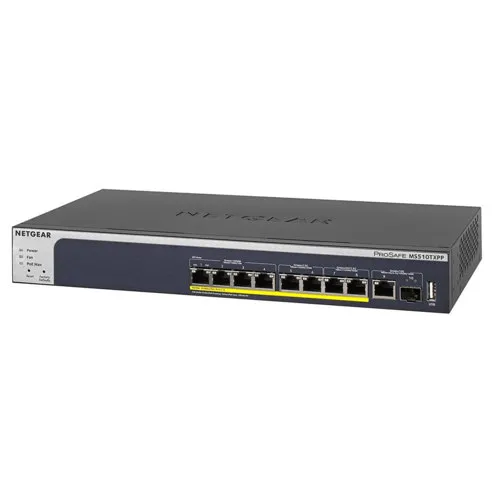 Коммутатор NETGEAR MS510TXPP-100EUS (1000 Base-TX (1000 мбит/с), 1 SFP порт) Коммутатор NETGEAR MS510TXPP-100EUS (1000 Base-TX (1000 мбит/с), 1 SFP порт)